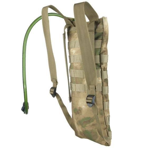 Set de hidratación MFH con bolsa y funda MOLLE en HDT Camo FG