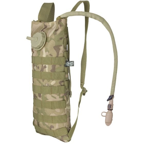 Set de hidratación MFH con bolsa y funda MOLLE en Operation Camo