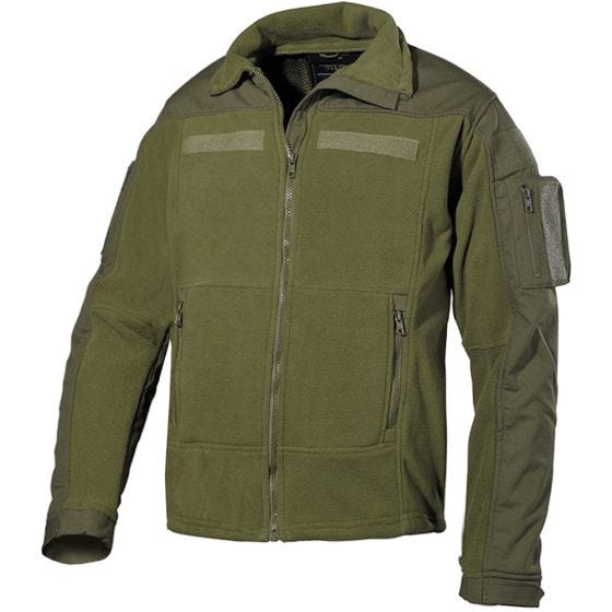 Chaqueta polar MFH US Combat en verde oliva
