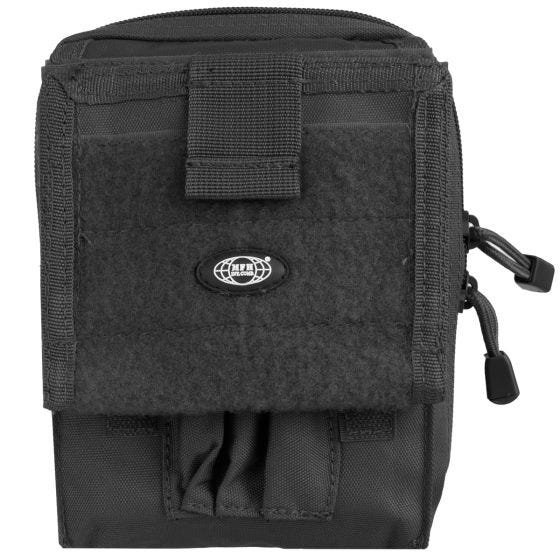 Funda para mapa MFH compatible con sistemas MOLLE en negro