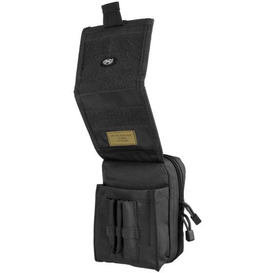 Funda para mapa MFH compatible con sistemas MOLLE en negro