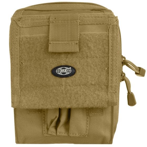 Funda para mapa MFH compatible con sistemas MOLLE en Coyote Tan