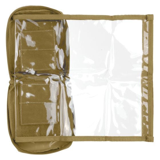 Funda para mapa MFH compatible con sistemas MOLLE en Coyote Tan