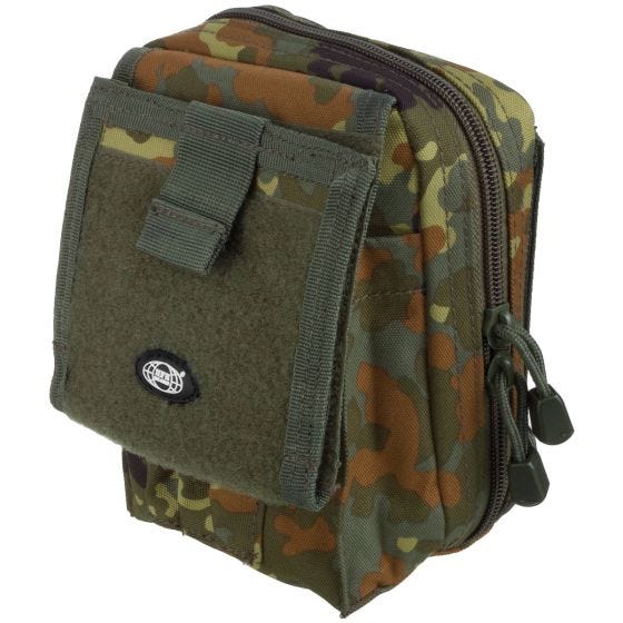 Funda para mapa MFH compatible con sistemas MOLLE en Flecktarn