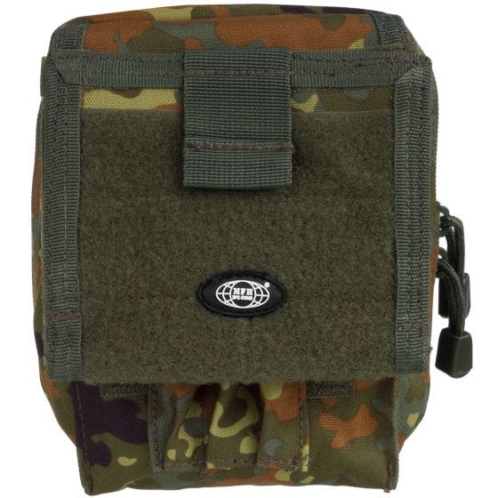 Funda para mapa MFH compatible con sistemas MOLLE en Flecktarn