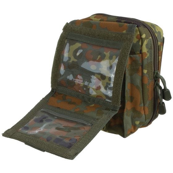 Funda para mapa MFH compatible con sistemas MOLLE en Flecktarn
