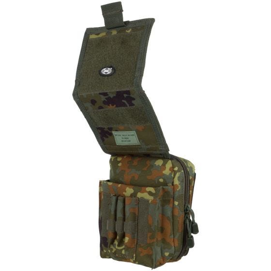 Funda para mapa MFH compatible con sistemas MOLLE en Flecktarn