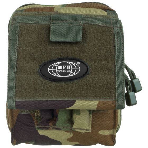 Funda para mapa MFH compatible con sistemas MOLLE en Woodland