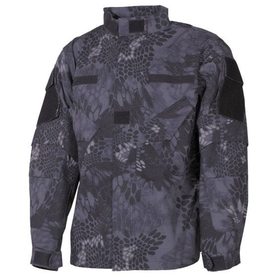 Chaqueta de combate MFH Mission en Snake Black