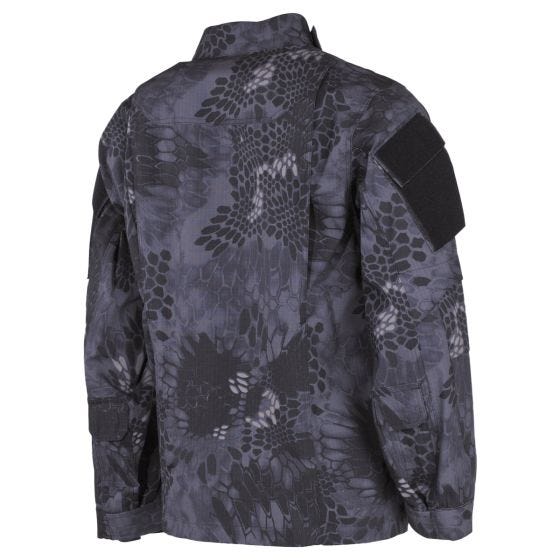 Chaqueta de combate MFH Mission en Snake Black