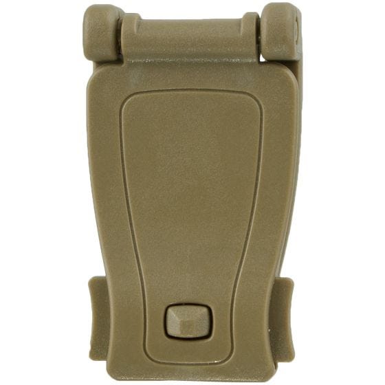 Adaptador de clip para sistemas MOLLE MFH de plástico en Coyote Tan