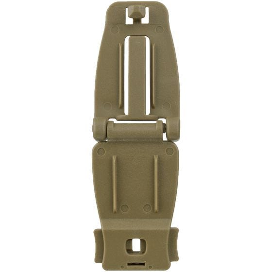 Adaptador de clip para sistemas MOLLE MFH de plástico en Coyote Tan