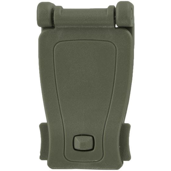 Adaptador de clip para sistemas MOLLE MFH de plástico en OD Green