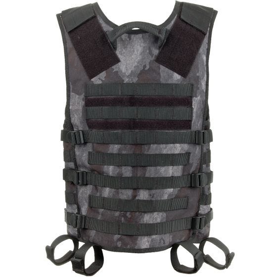 Chaleco MFH MOLLE Light en HDT Camo LE