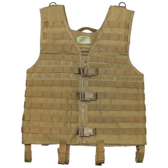 Chaleco MFH MOLLE Light en Coyote