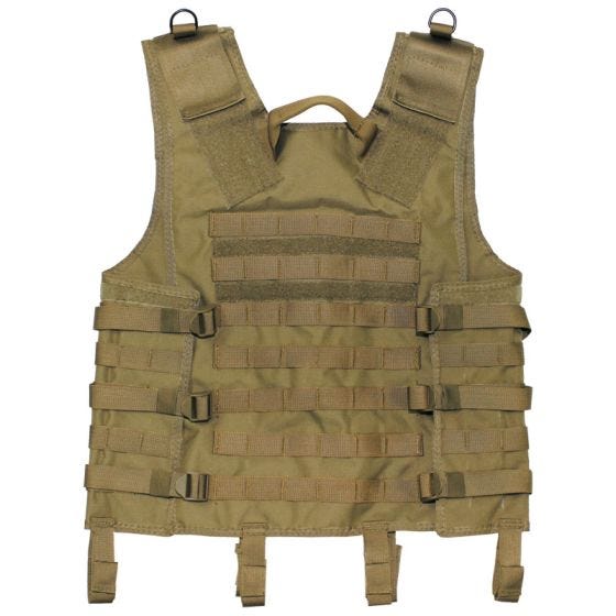 Chaleco MFH MOLLE Light en Coyote