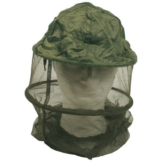 Mosquitera para la cabeza MFH en verde oliva