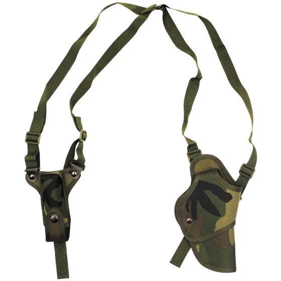 Funda de pistola para hombro derecho MFH en Woodland