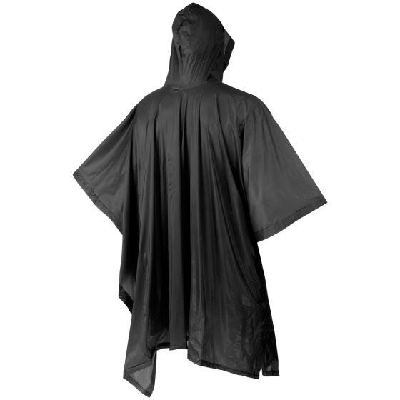 Poncho MFH de vinilo en negro