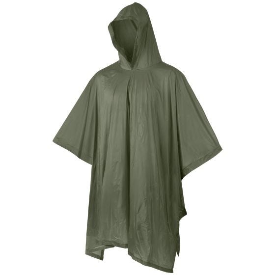 Poncho MFH de vinilo en OD Green