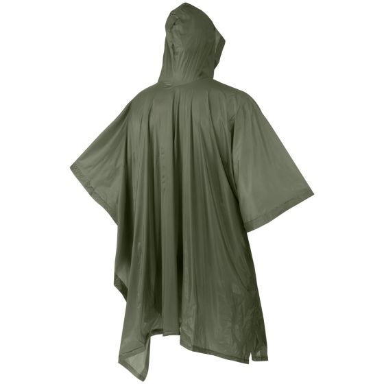 Poncho MFH de vinilo en OD Green