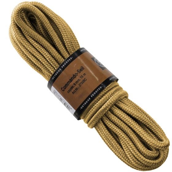 Cuerda MFH de 9 mm de grosor en Coyote