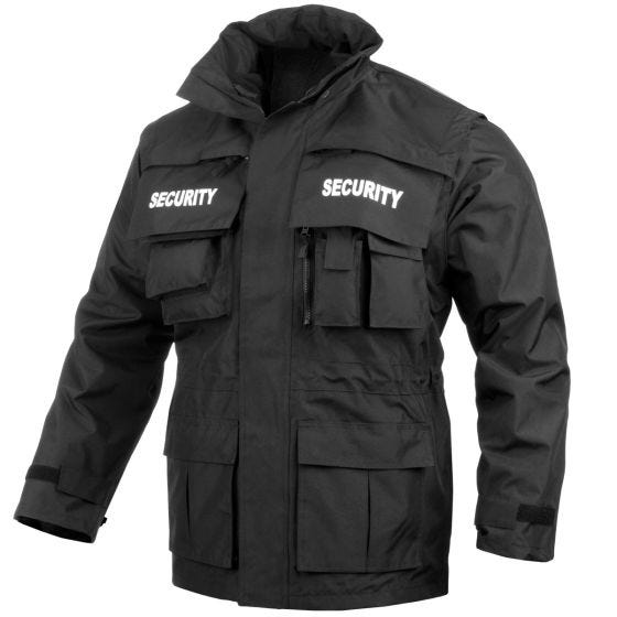 Chaqueta MFH Security en negro