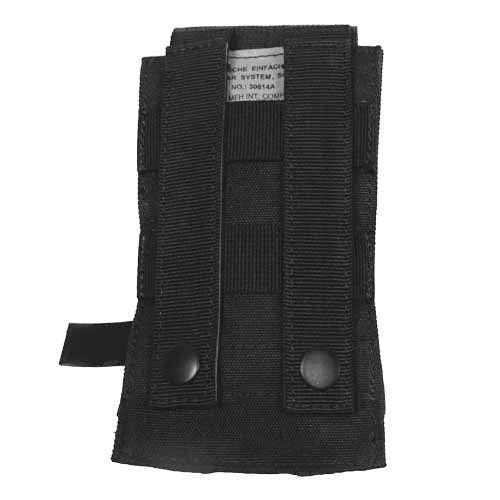 Portacargador individual MFH M4/M16 con sistema MOLLE en negro