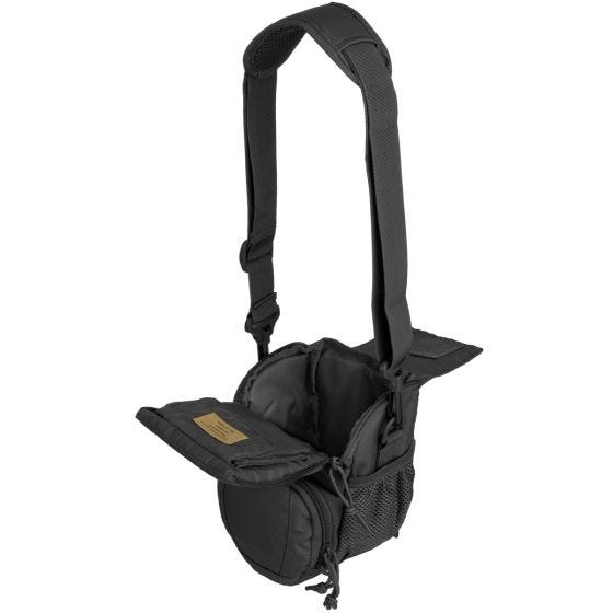 Bolso bandolera MFH Skout compatible con sistemas MOLLE en negro