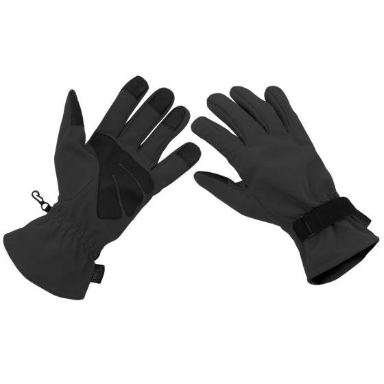 Guantes Softshell MFH - Negro