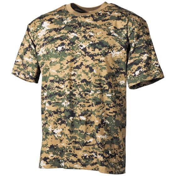 Camiseta MFH en Digital Woodland
