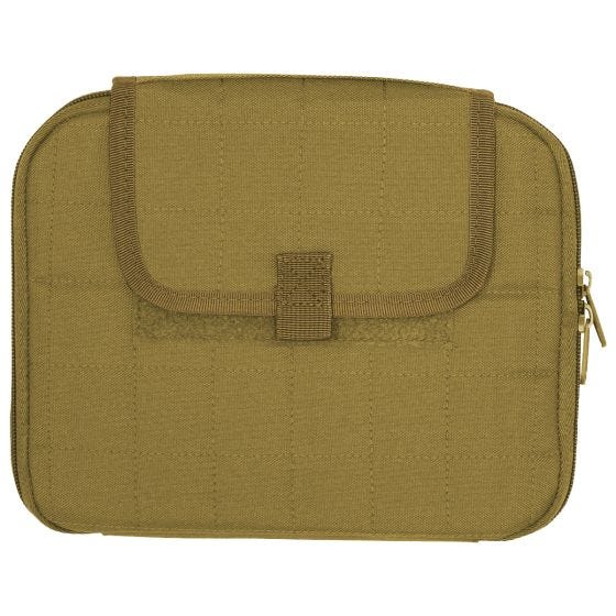 Funda para tablet MFH compatible con sistemas MOLLE en Coyote Tan