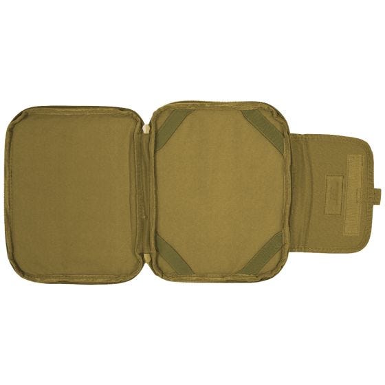 Funda para tablet MFH compatible con sistemas MOLLE en Coyote Tan