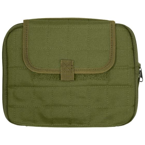 Funda para tablet MFH compatible con sistemas MOLLE en OD Green