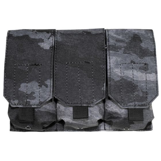Portacargador triple MFH M4/M16 con sistema MOLLE en HDT Camo LE