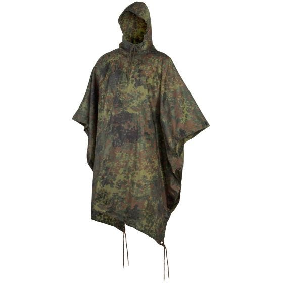 Poncho MFH US de Ripstop en Flecktarn
