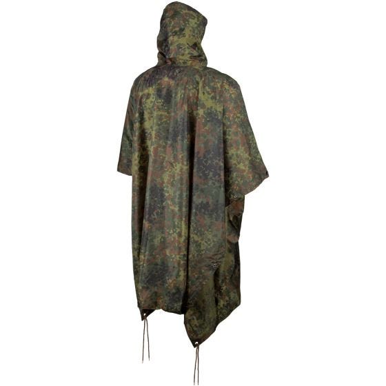 Poncho MFH US de Ripstop en Flecktarn