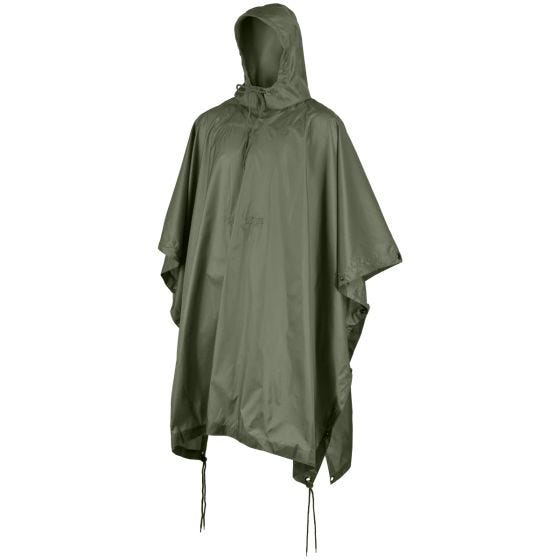 Poncho MFH US de Ripstop en OD Green