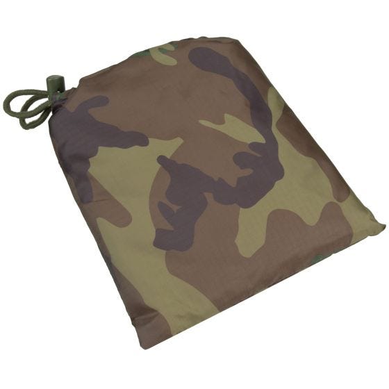 Poncho MFH US de Ripstop en Woodland