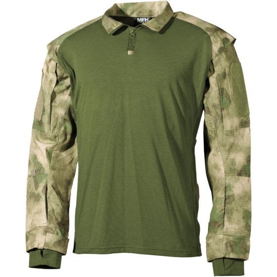 Camisa táctica MFH US en HDT Camo FG