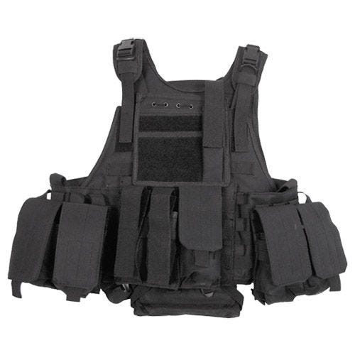 Chaleco MFH Tactical con sistema MOLLE en Ranger Black