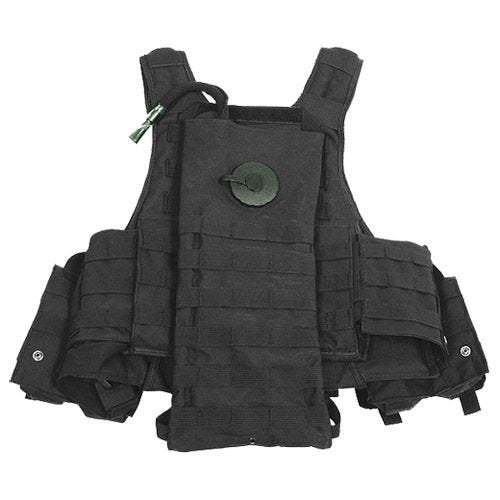 Chaleco MFH Tactical con sistema MOLLE en Ranger Black