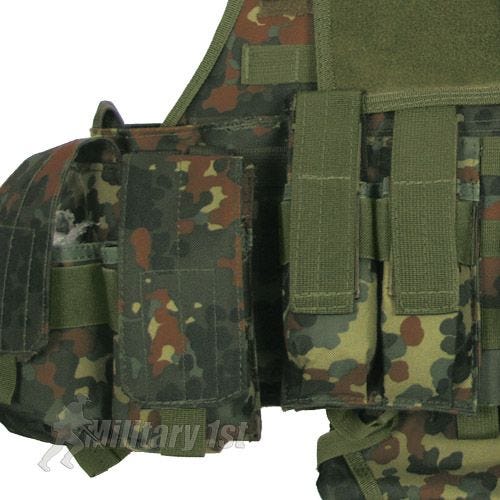 Chaleco MFH Tactical con sistema MOLLE en Ranger Flecktarn
