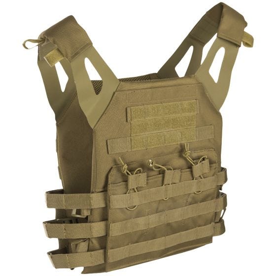 Chaleco portaplacas Mil-Tec Gen II en coyote