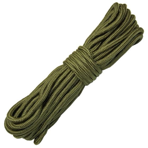 Cuerda Mil-Com Purlon de 7 mm en verde oliva