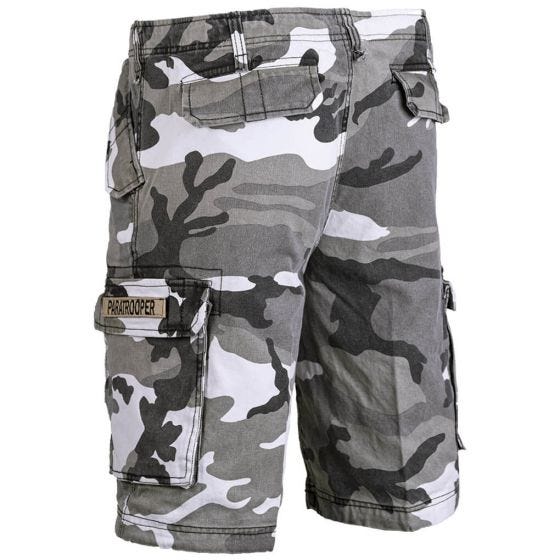 Pantalones cortos prelavados estilo cargo de paracaidista militar Mil-Tec en Urban