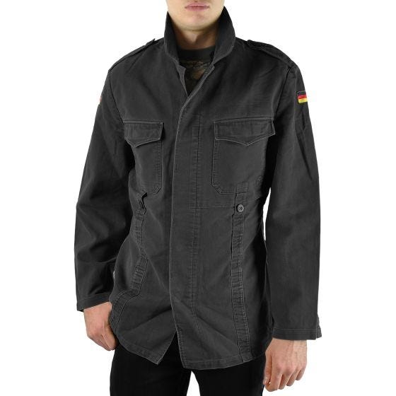 Chaqueta moleskin Mil-Tec BW en negro