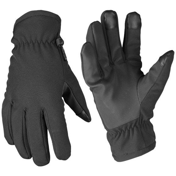 Guantes ligeros con relleno Thinsulate Mil-Tec en negro