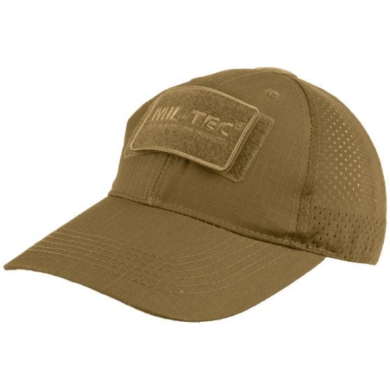 Gorra de béisbol de rejilla MFH en Dark Coyote