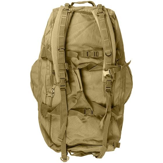 Bolsa de viaje Mil-Tec Combat con ruedas en Coyote